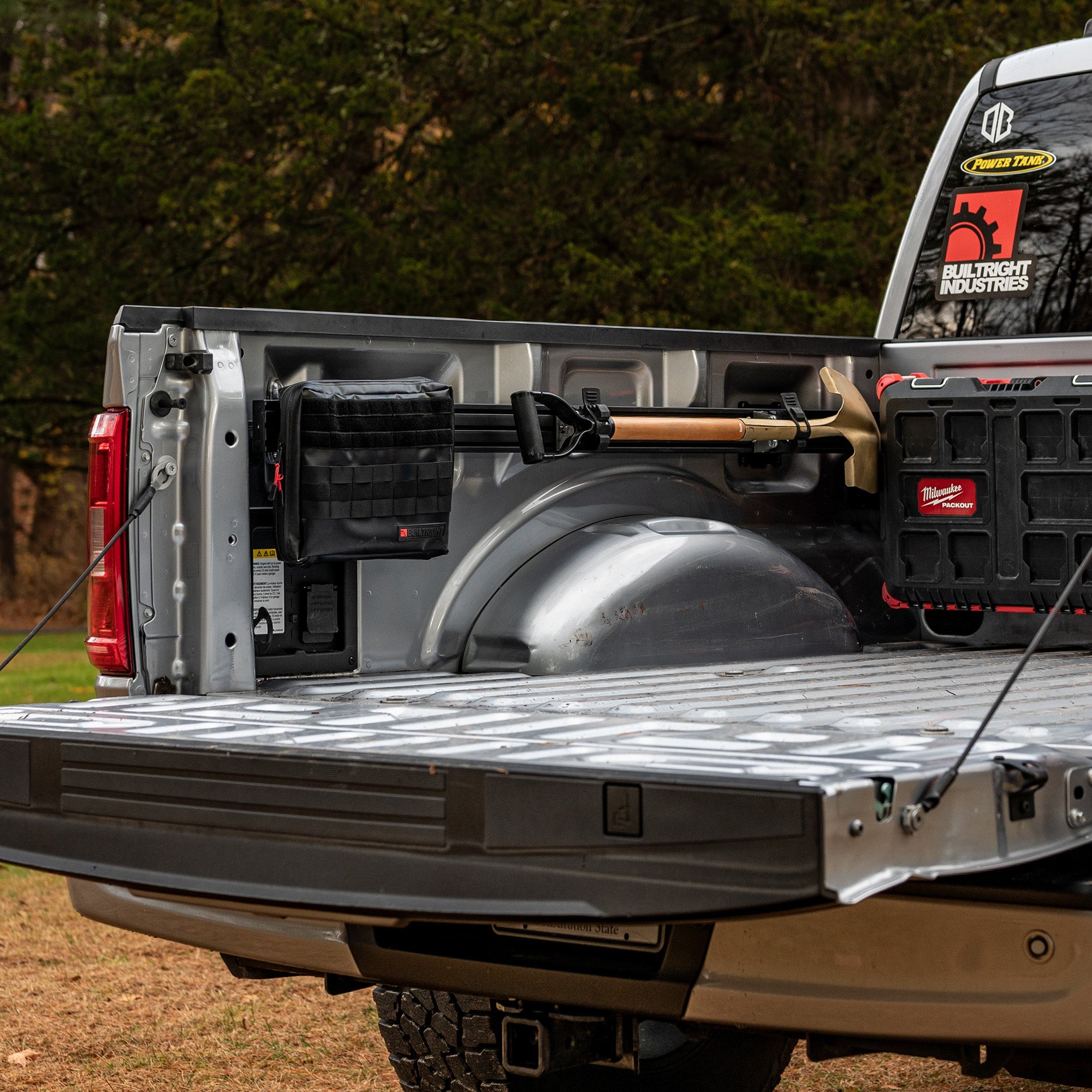 Ford Raptor Rear Rails Bedside Accessory Rail System | Ford F-150, Raptor (2015+) & Super Dut ...