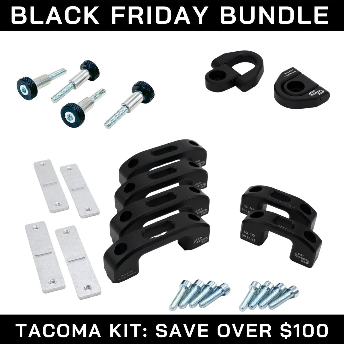 Toyota Tacoma Tie-Down Kit BLACK FRIDAY BUNDLE