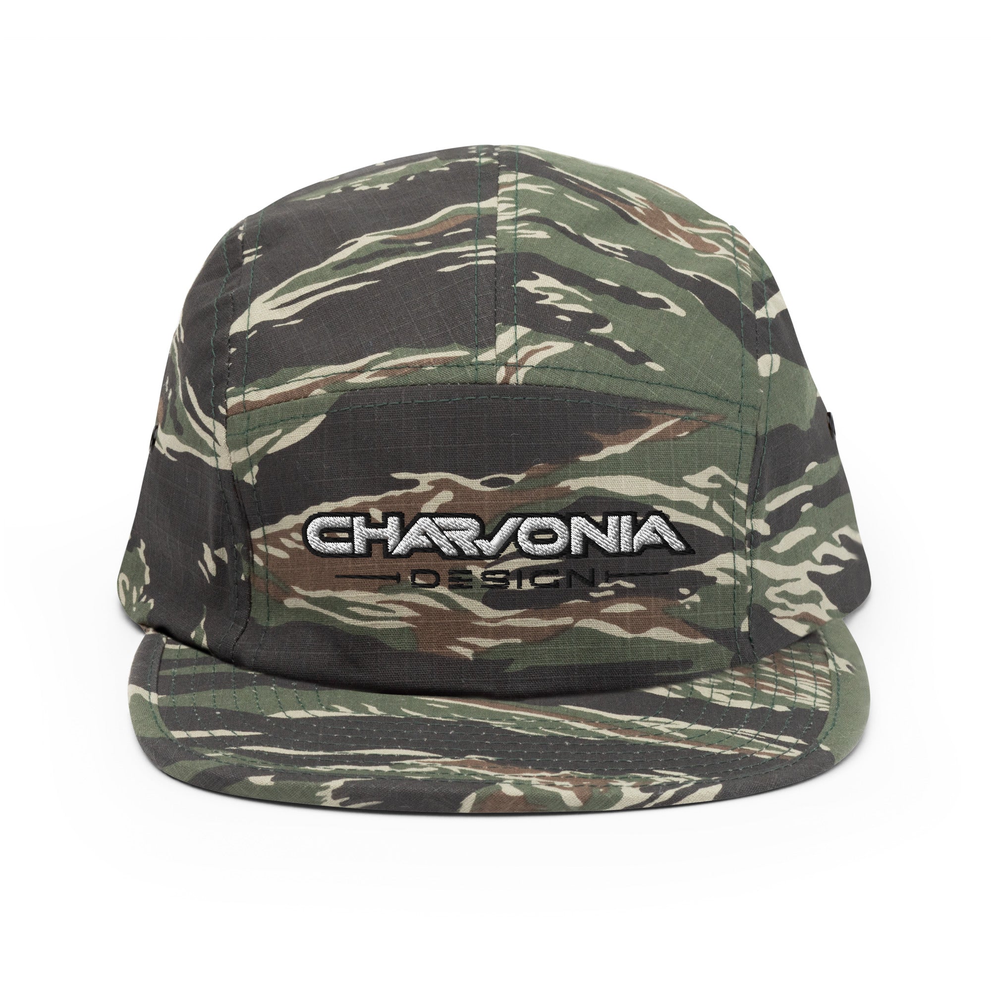 Charvonia Design Embroidered Five Panel Cap