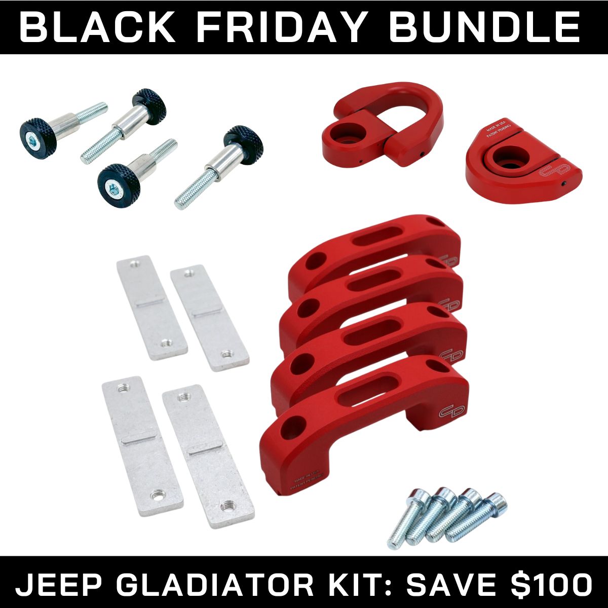 Jeep Gladiator Tie-Down Kit BLACK FRIDAY BUNDLE