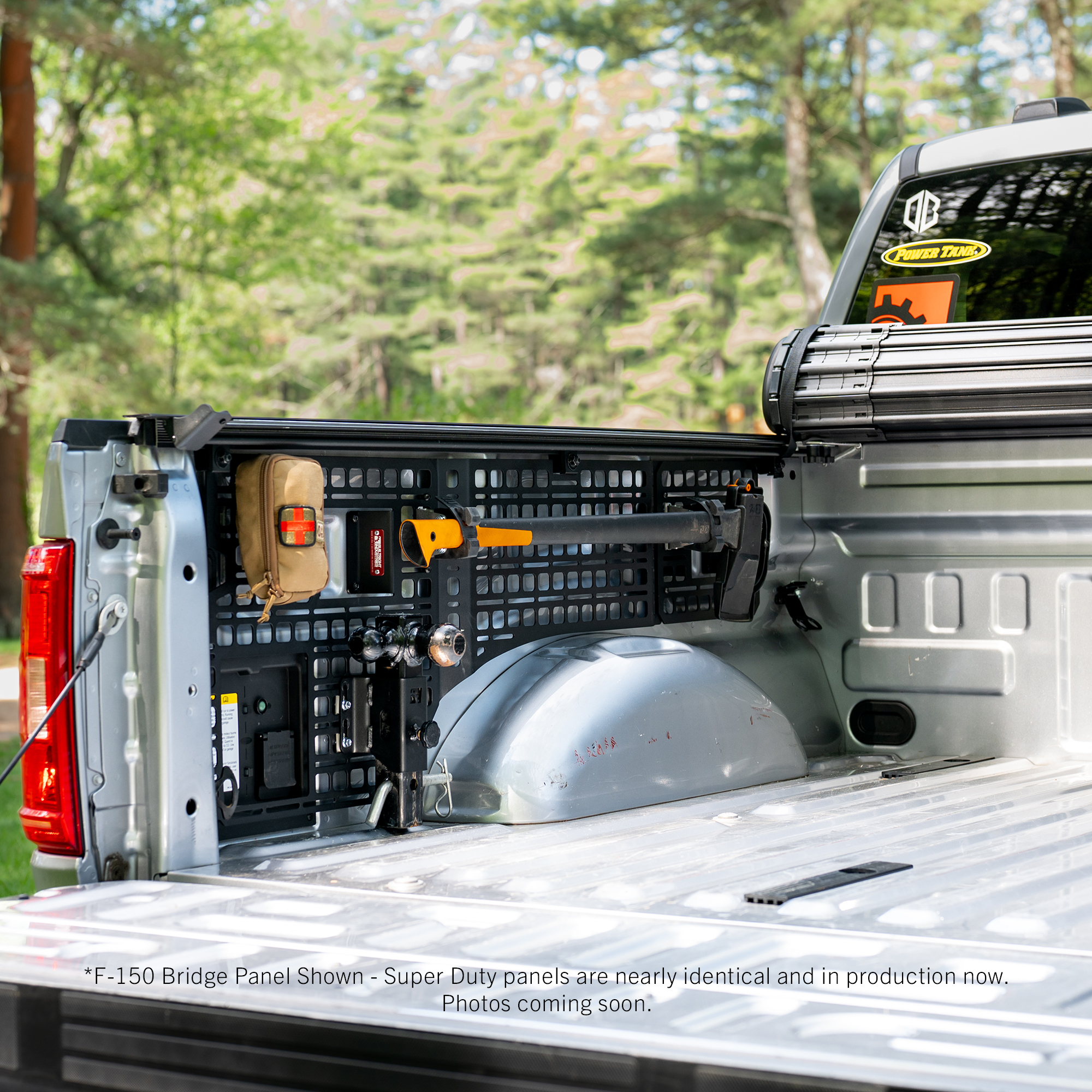 Bridge Panel for MOLLE Bedside Racks | Ford F-250, F-350, F-450 (2017-2025)