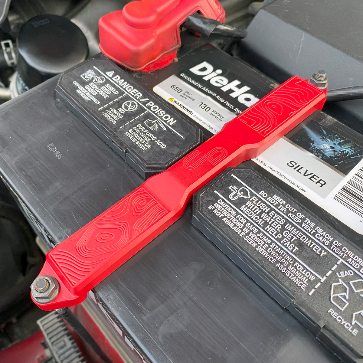 Billet Battery Tie Down - Toyota/Lexus – Charvonia Design