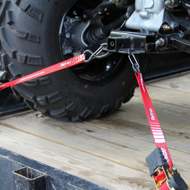 Retrax 6' Retractable Ratchet Straps (PAIR)