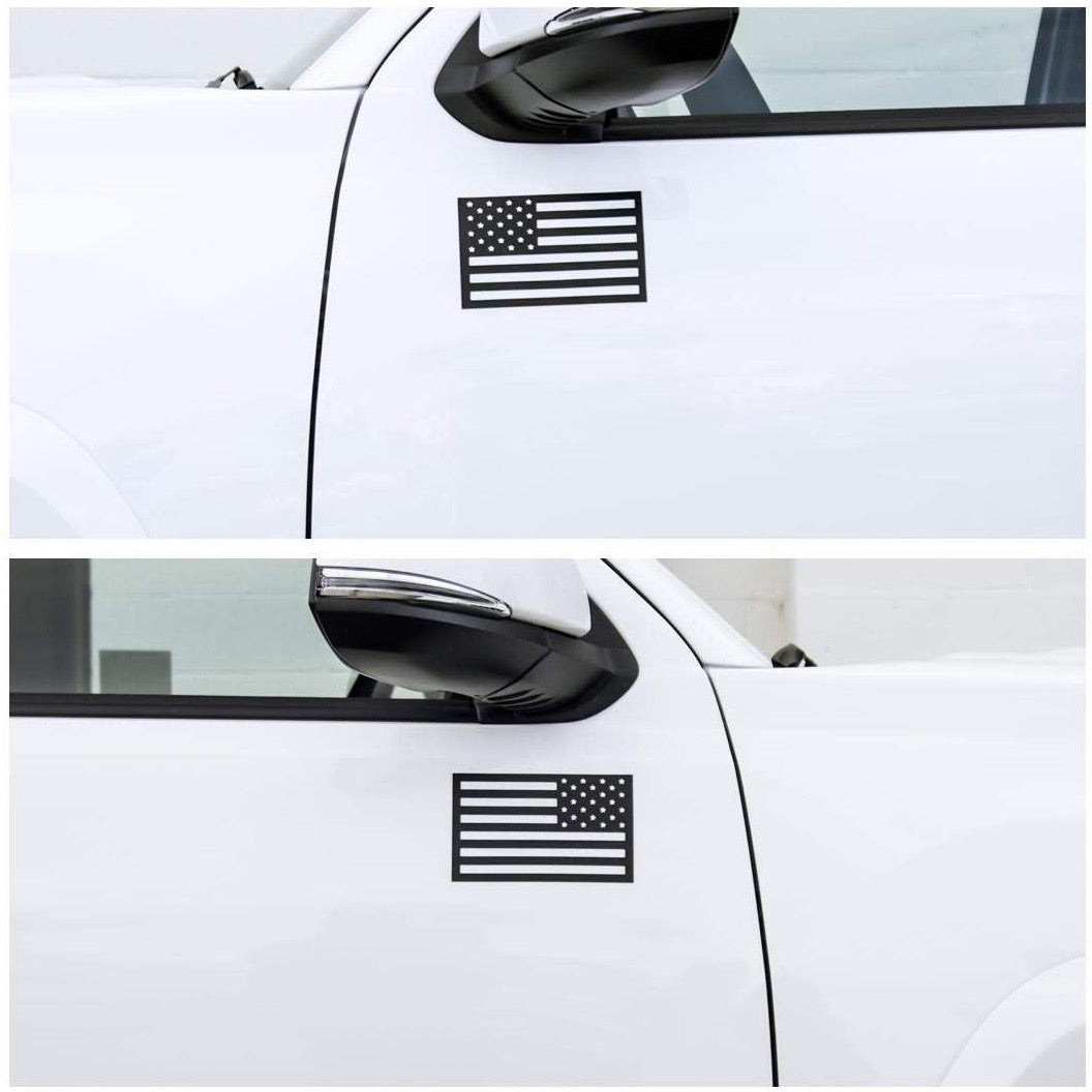 American Flag Vehicle Magnets - Black (Best-Seller)
